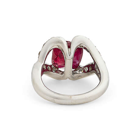 BAGUE RUBIS ET DIAMANTS - photo 4