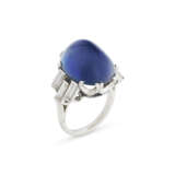 BAGUE SAPHIR ET DIAMANTS - Foto 1