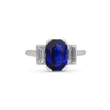 CARTIER BAGUE SAPHIR ET DIAMANTS - Foto 1