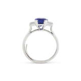 CARTIER BAGUE SAPHIR ET DIAMANTS - Foto 3
