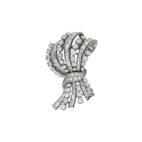 NO RESERVE - BOUCHERON BROCHE DIAMANTS - Foto 1
