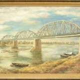 Le vieux pont ferroviaire sur la Daugava Early 20th century - photo 1