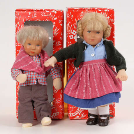 2 kleine Puppen, KÄTHE KRUSE. - Foto 1