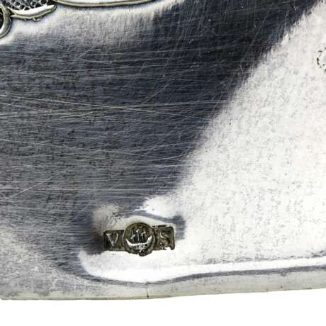 Silver plated set for cleaning crumbs from the table Metal Baroque At the turn of 19th -20th century - photo 6