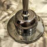 Big Mid-Century Modern Lamp in Chrome Metal and Glass 1970s Metall The end of the 20th century - Foto 4