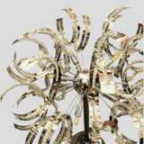 Big Mid-Century Modern Lamp in Chrome Metal and Glass 1970s Metall The end of the 20th century - Foto 8