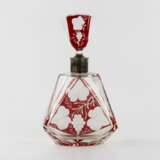 Liqueur decanter of laminated glass with silver Khlebnikov firm. Silver 84 Crystal Eclecticism Late 19th century - photo 4