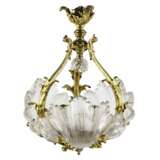 Lustre en bronze dor&eacute; de LEROLLE Fr&egrave;res &eacute;poque Napol&eacute;on III. France Bronze doré Napoleon III 19th century - photo 3