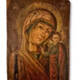 Virgin of Kazan Russian Icon Oil on Wood Panel 19th century Lacquered wood 19th century - photo 8