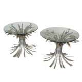 Coco Chanel Wheat Sheaf Table Weizentisch 1960s Coffee Table Metal glass 20th century - photo 6