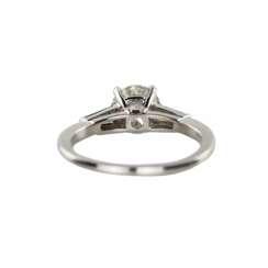 Platinum ring with diamonds 