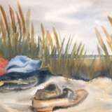 Monogrammist "Strandgut", Aquarell, monogr. "GJ" u.r. und dat. ´77,29,5x38,5 cm, im Passepartout (fleckig) hinter Glas und Rahmen - Foto 1