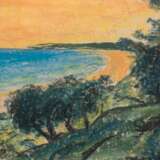 Dolberg, Helene (1881 Barkow-1979 Hildesheim) "Hucke-Hiddensee", Pastell, sign. u.l., 18x24 cm, im Passepartout hinter Glas und Rahmen - Foto 1