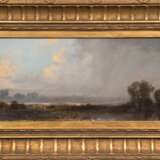 Demmin, Erich (1911 Ivenack, Mecklenburg-1997 Berlin) "In der Isarauen", Öl/ Holz, sign. u.l., rückseitig bez., 15x31 cm, Rahmen (Landschafts- und Marinemaler, Studium an der Hochschule für Bildende Künste Berl… - Foto 2