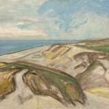 Abeking, Ortrud Elly (1876 Berlin-1945 Althagen/ Fischland) "Düne bei Ahrenshoop", Öl/ Lw., monogr. u.r., 55x65 cm, Rahmen - photo 1
