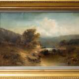 Sinclair, M. (1911-?) "Landschaft in Wales", Öl/ Lw., sign. u.l., oben mittig kl. Riß, 62x91 cm, Rahmen - photo 1