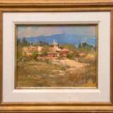 Yates, Marilyn (Malerin 20. Jh.) "Ansicht einer Ranch in New Mexiko", Öl/ Hartfaser, sign. u.r., 30,5x41 cm, Rahmen - photo 2