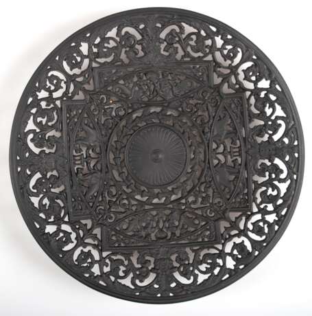 Wandteller, Buderus, Schinkelteller, Kunstguß Berliner Eisen, Nr. 5001, schwarz, Dm. 27,5 cm - photo 1