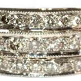 Brillantring, 750er GG/WG, Brillanten ca. 0,42 ct., RG 52, , Innendurchmesser 16,5 mm - photo 1