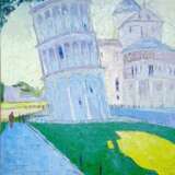 Тёплое утро Пиза. Холст масло мастихин Canvas on cardboard масло мастихин Impressionism Cityscape Москва 2025 - photo 1