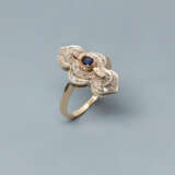 Saphir-Diamant-Ring. - Foto 2