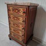 Boulle-style chest of drawers Marble Boulle Mid-20th century - photo 2