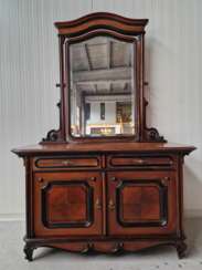 Chest of drawers with mirror
