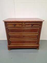Mahogany chest of drawers with marble top