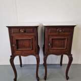 Pair of bedside tables Oak Rococo Early 20th century - photo 1