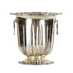 Silver wine cooler. 