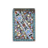 Silver matchbox with polychrome filigree enamel. Moscow. Workshop Shaposhnikov. Silver 84 Cloisonné enamel Neo-Russian At the turn of 19th -20th century - photo 2