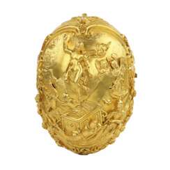 Gilded bronze Easter egg. Russia, late 19th &ndash; early 20th century. 