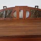 Art deco style wall cabinet Mahogany Early 20th century - photo 2