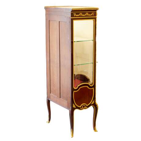 Showcase in mahogany and gilded bronze in Sormani style. France 19th century. Mahogany and Gilded bronze mercury Late 19th century - photo 4