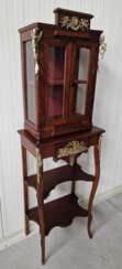 Restored antique display case with beautiful bronze elements