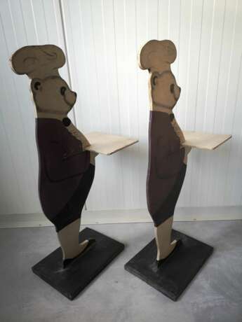 Tray holders Plywood Design of 70’s Mid-20th century - photo 2