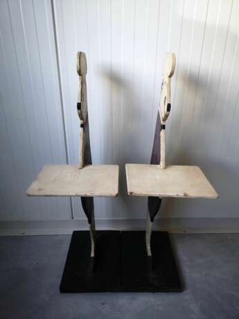 Tray holders Plywood Design of 70’s Mid-20th century - photo 3