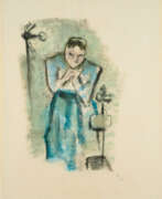 Pastell. Werner Scholz. Mönch