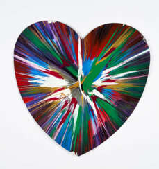 Damien Hirst. Heart Spin Painting