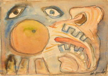 A.R. Penck. Die Gier nach dem Apfel