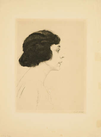 Emil Orlik. Konvolut aus 2 Radierungen - photo 2