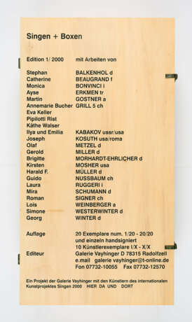 Mappenwerk. Singen + Boxen - Foto 1