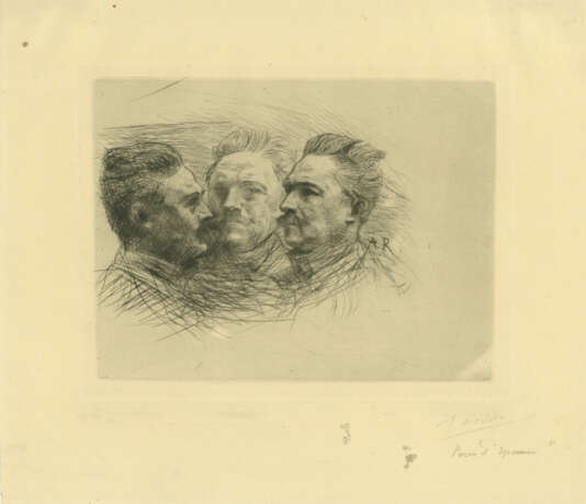 Auguste RODIN (1840 - 1917)
Portrait d' Henri Be… - photo 1