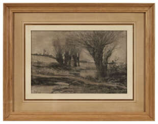 Auguste ALLONGÉ (1833-1898)
Paysage
Fusain …