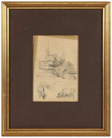 Karl GIRARDET (1813-1871)
Vaches devant l'entrée… - photo 1