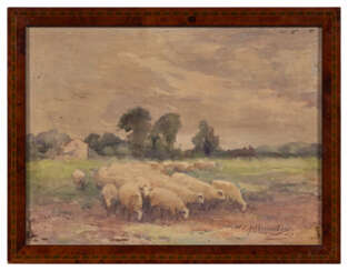 Frederic EDE (1865-1943)
Le troupeau de moutons …