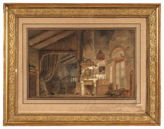 Ecole du XIXème siècle
Intérieur de maison
A… - photo 1