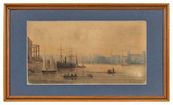 Jean-Henri CHOUPPE (1817-1894)
Scène portuaire … - Foto 1