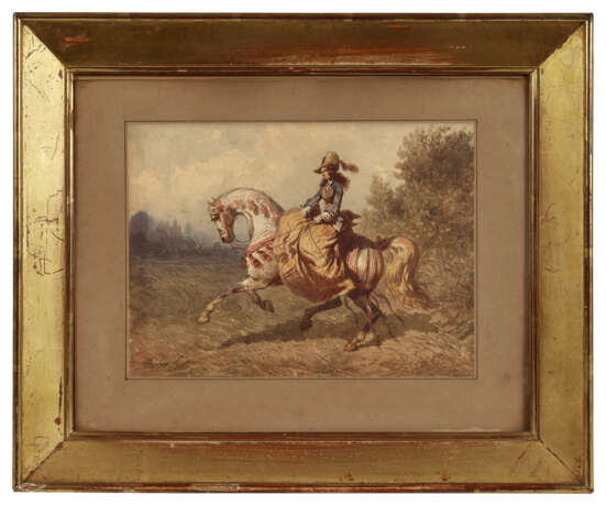 Theodore FORT (1810-1896)
Femmes à cheval pendan… - photo 2