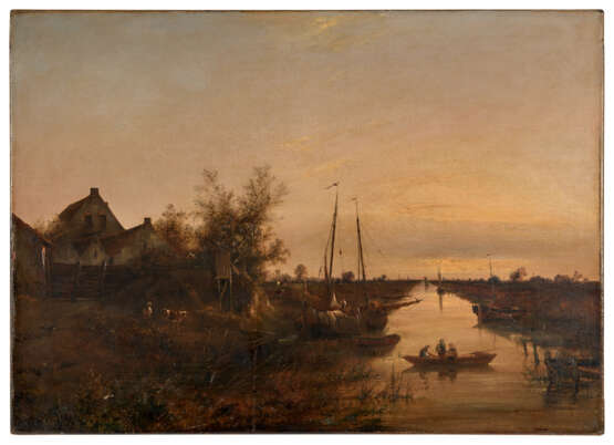 Antoine GUINDRAND (1801-1843)
Animation au bord … - Foto 1